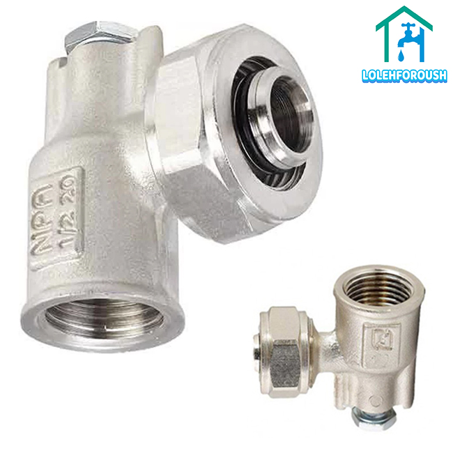 زانو دیواری کوپلی نیو پایپ زانو دیواری کوپلی نیو پایپ